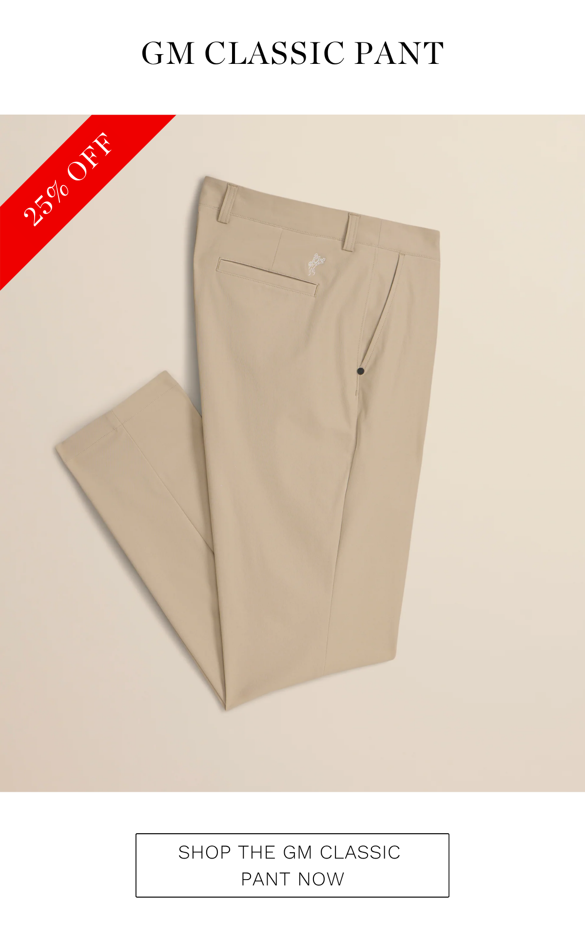 GM CLASSIC PANT