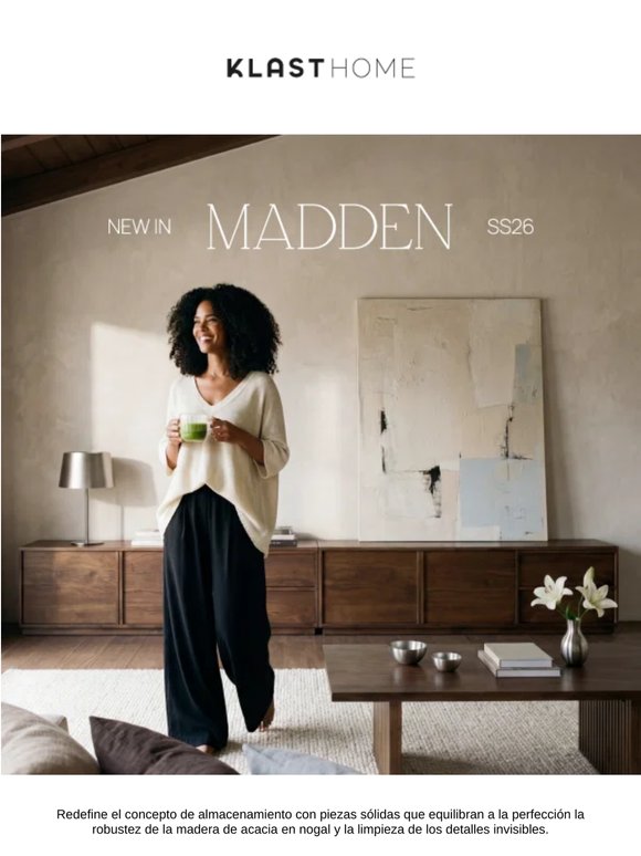 Nueva colección MADDEN ✨ Madera, equilibrio y diseño