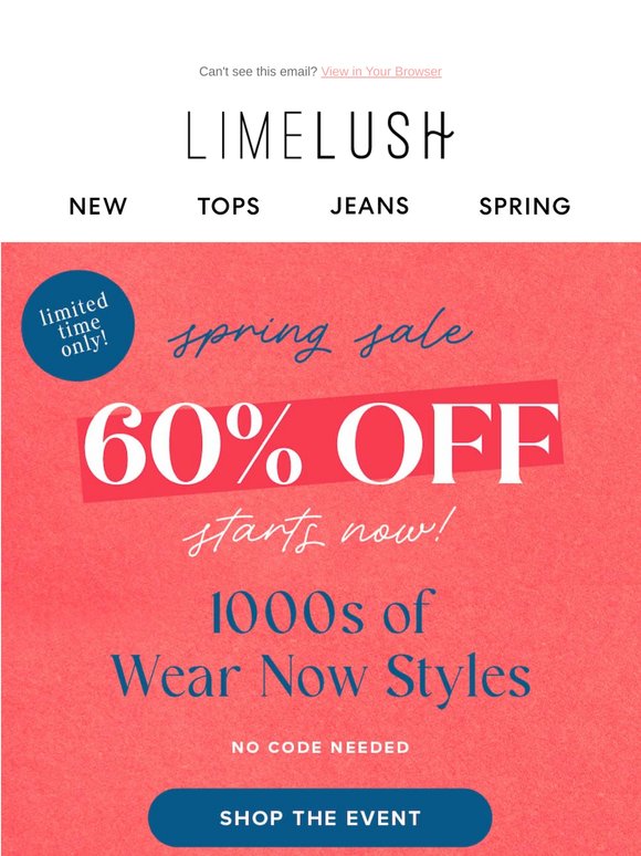 30-60% OFF everything! ❤️🌊