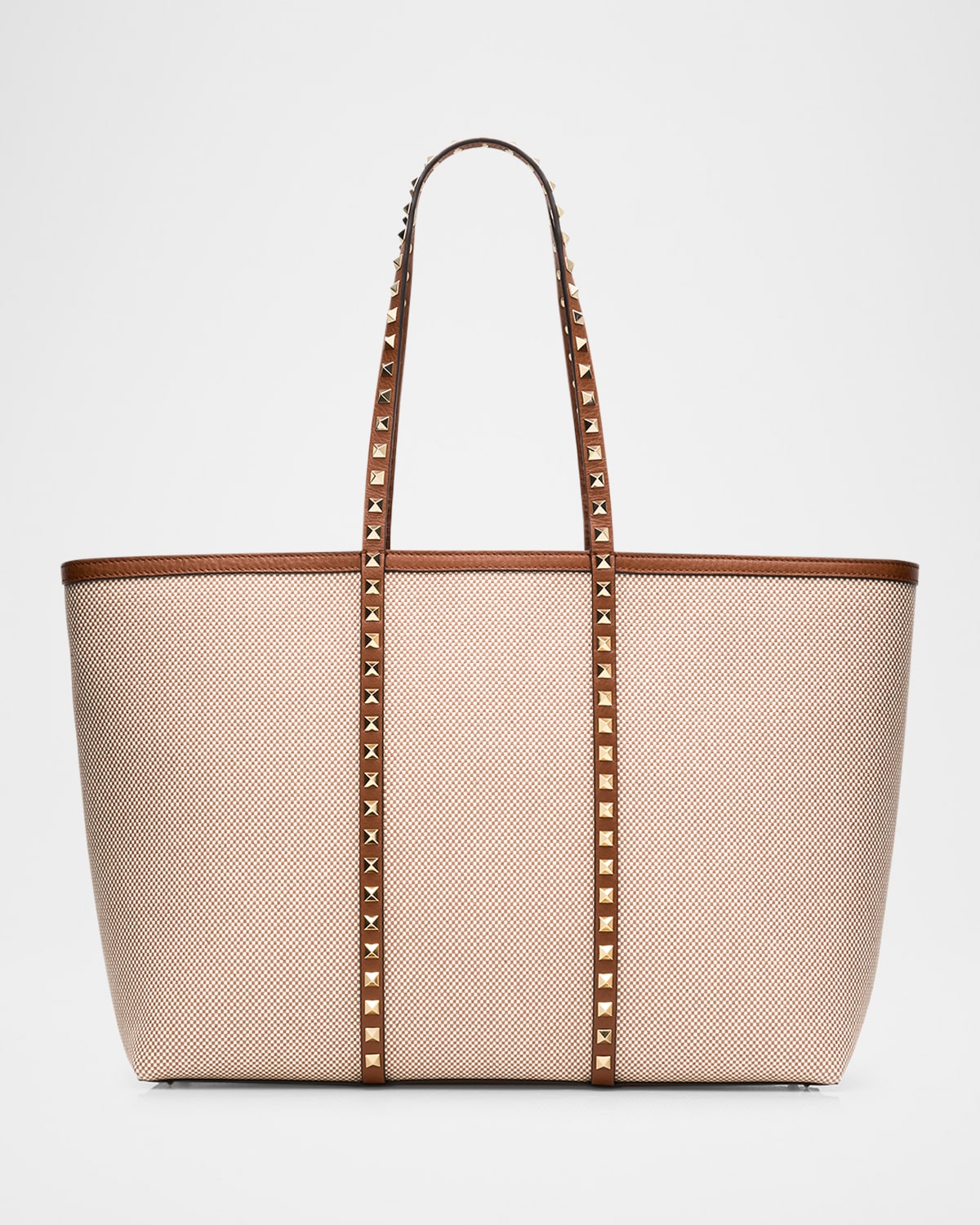 Rockstud Medium Canvas Tote Bag