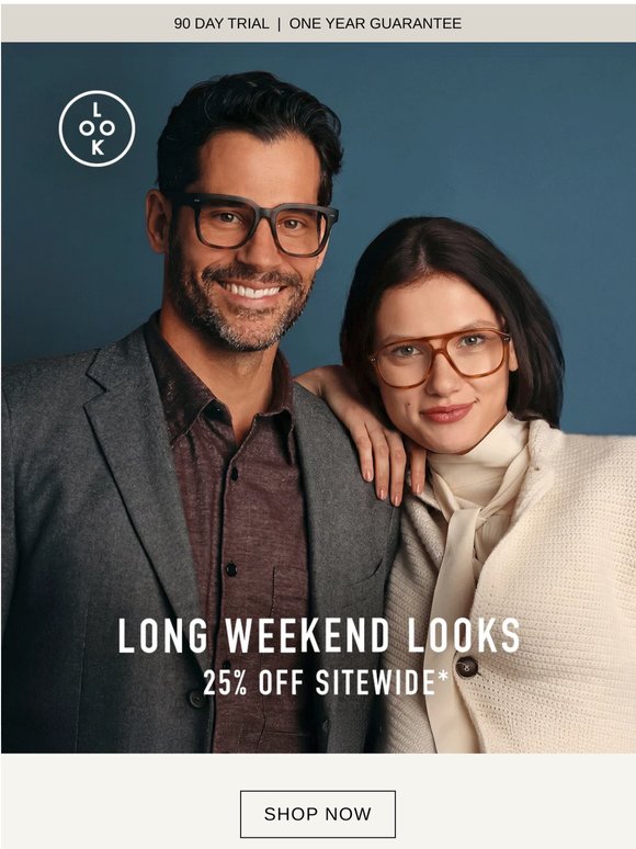 Long Weekend Looks: 25% Off Sitewide