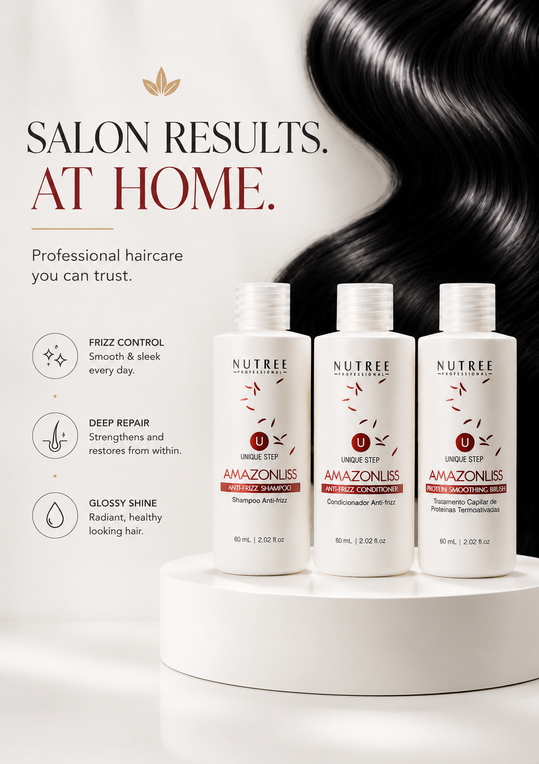 Amazonliss Unique Step home keratin treatment