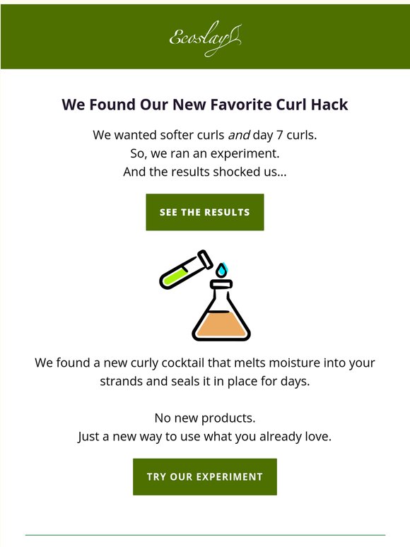New product experiment alert!
