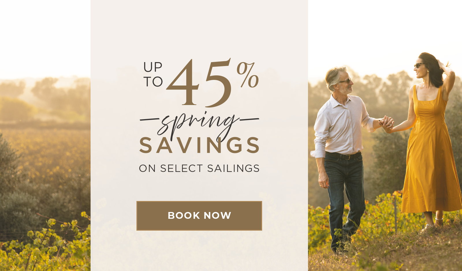 Up To 45% Spring Savings on Select Sailings