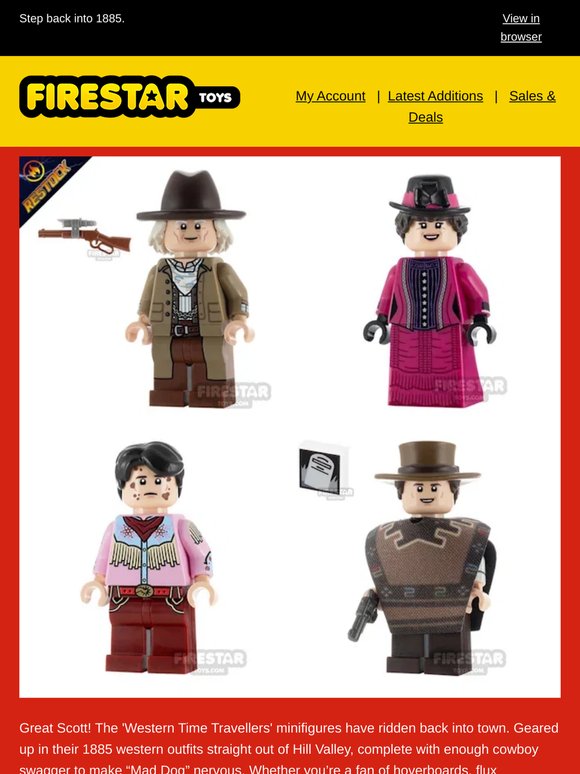 Great Scott… They’re Back in Stock!