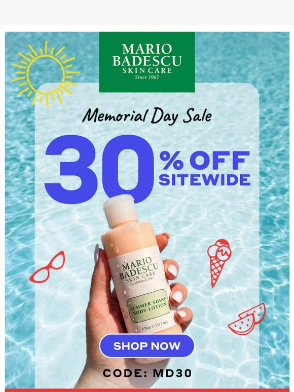 30% Off Sitewide Starts Now