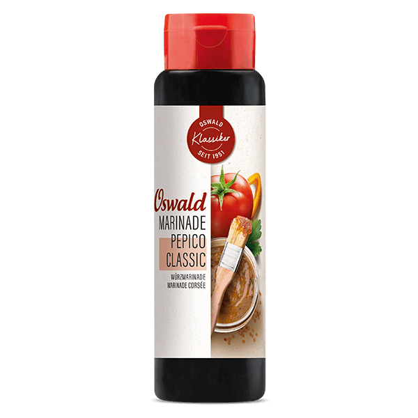 Grosse Flasche Pepico Classic Würzmarinade, Gewürze, Oswald