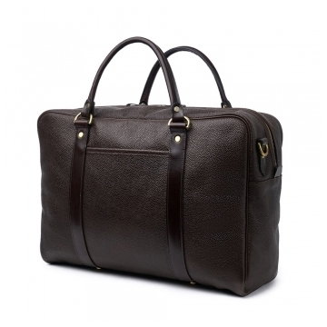 Holdall in Walnut Grain Leather