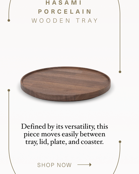 Hasami Porcelain Wooden Tray