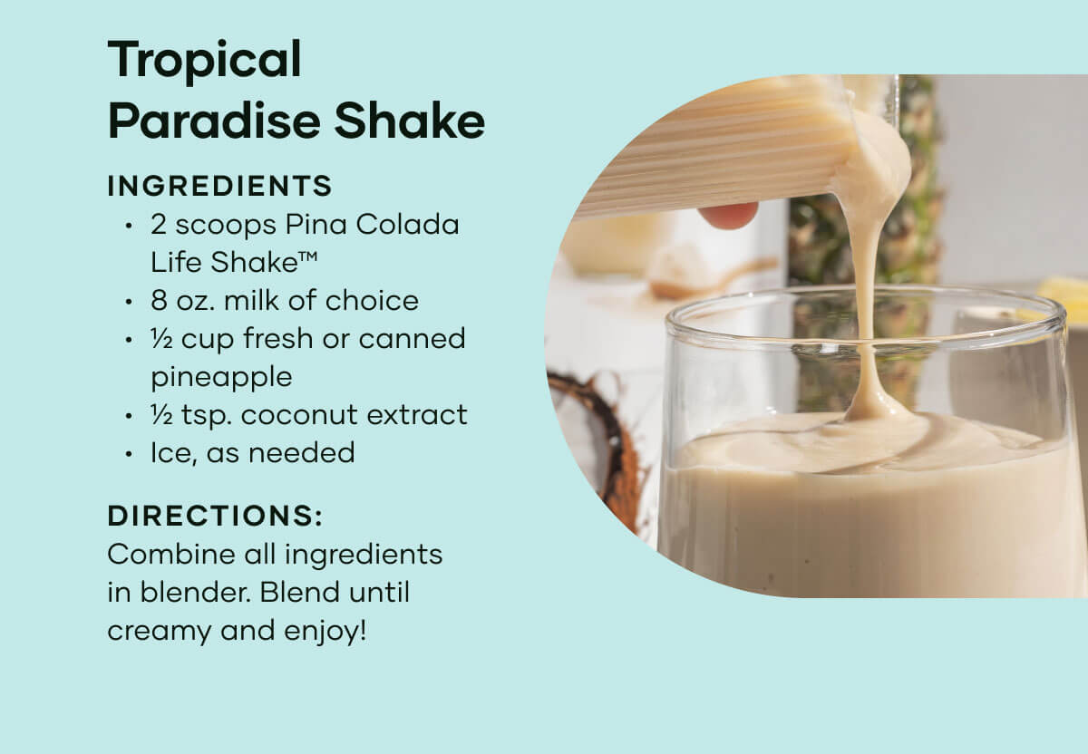 Tropical Paradise Shake Recipe