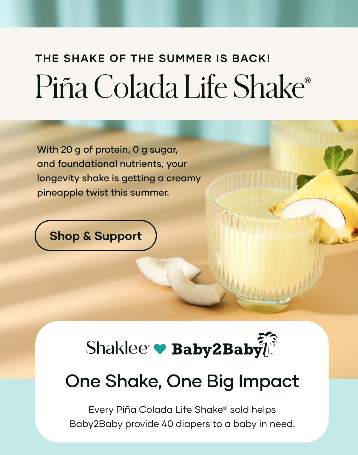 Life Shake Pina Colada