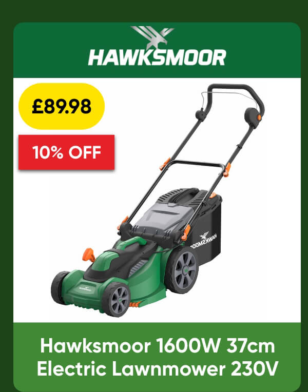 Hawksmoor 1600W 37cm Electric Lawnmower 230V