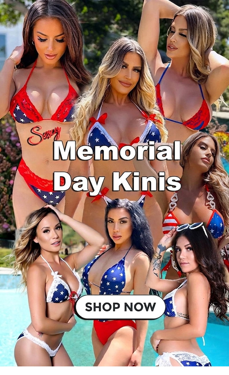 Flag Print Swimsuits!