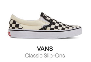 Vans Classic Checkerboard Slip-Ons