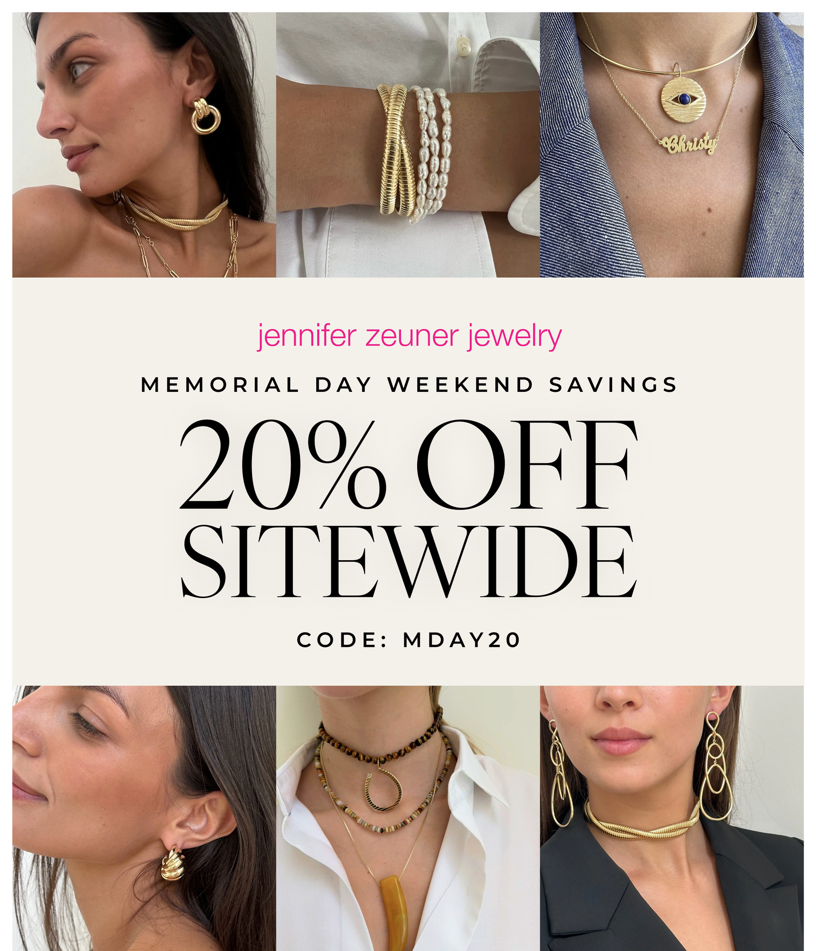 20% OFF SITEWIDE with code MDAY20