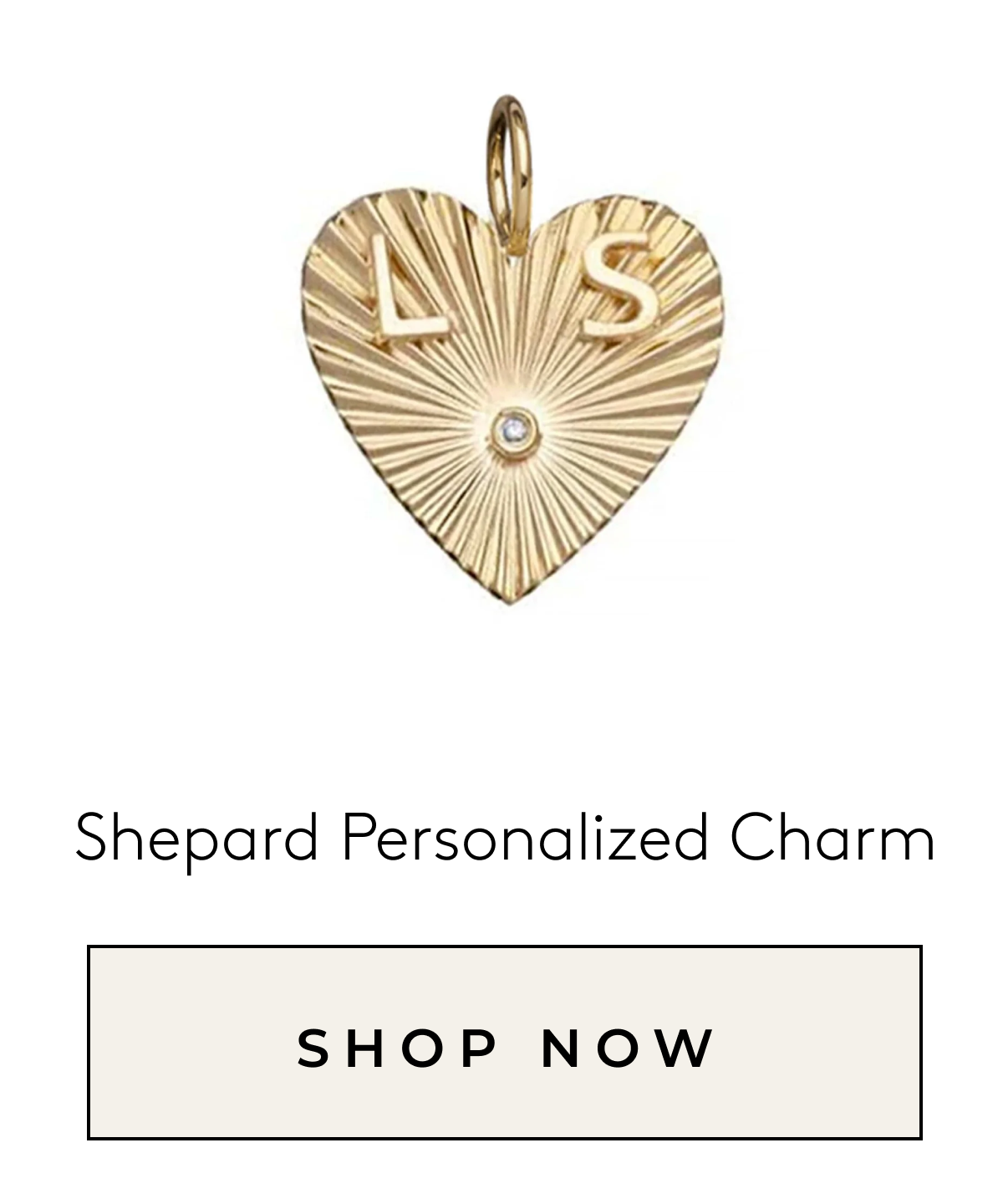 Shepard Personalized Charm