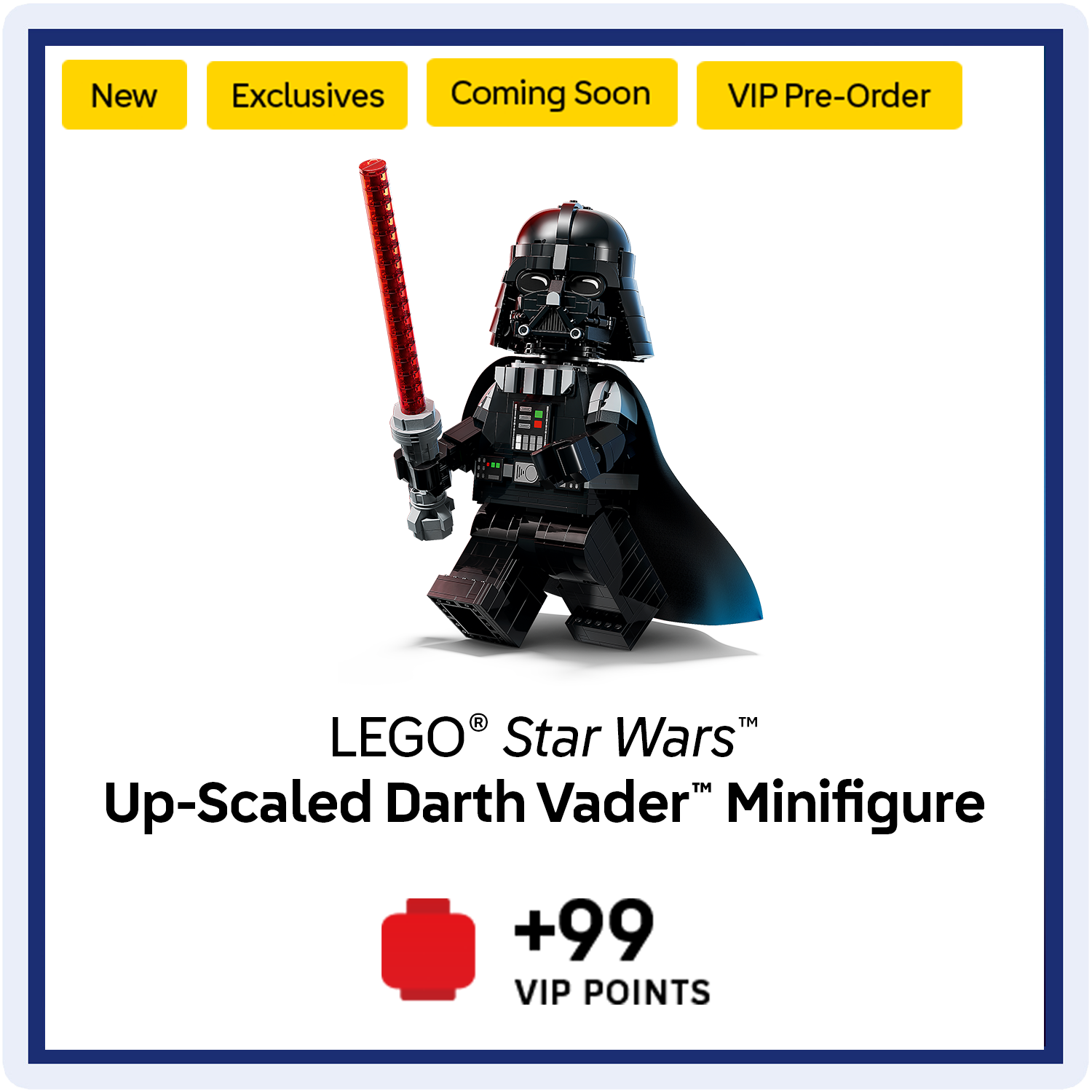 LEGO® Star Wars™ Up-Scaled Darth Vader™ Minifigure