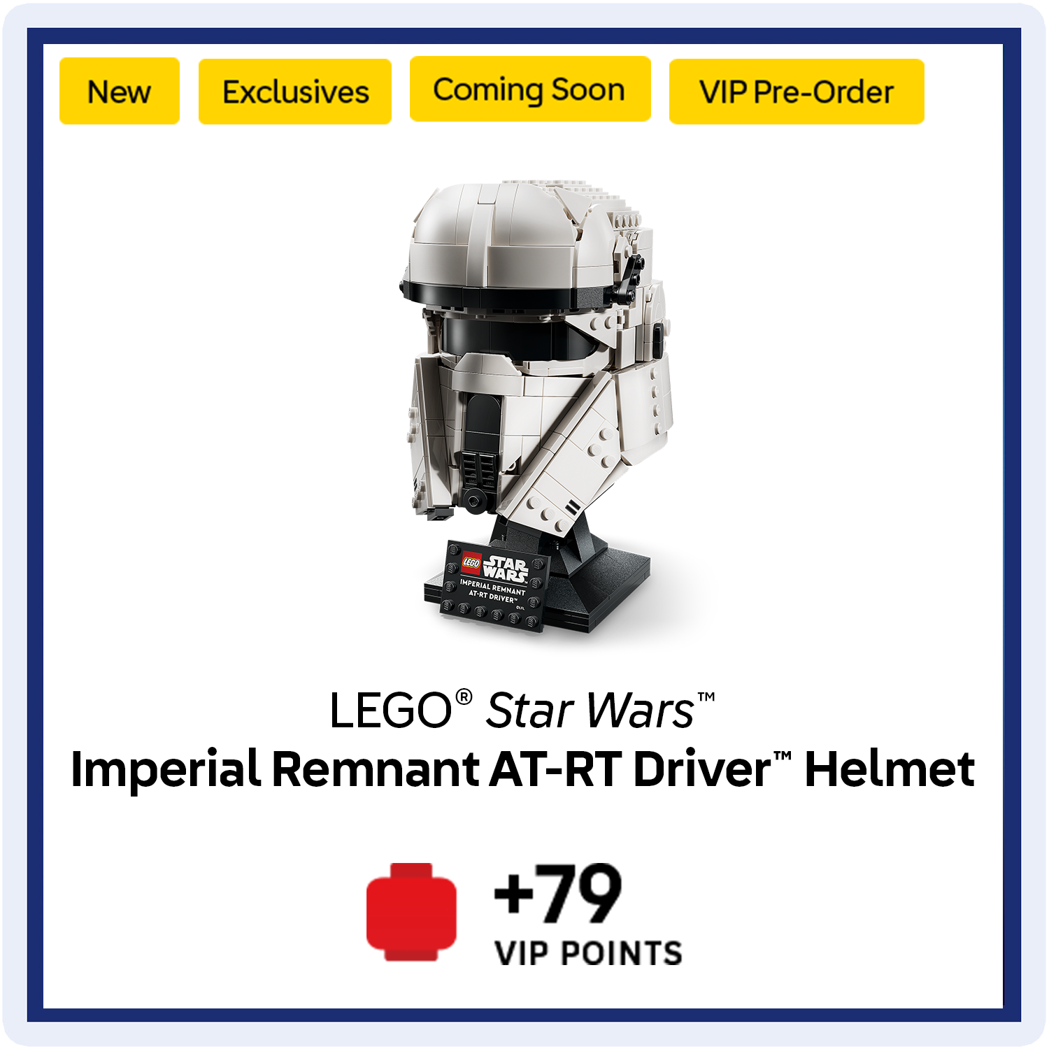 LEGO® Star Wars™ Imperial Remnant AT-RT Driver™ Helmet