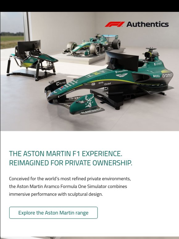 Experience Formula One® with Aston Martin