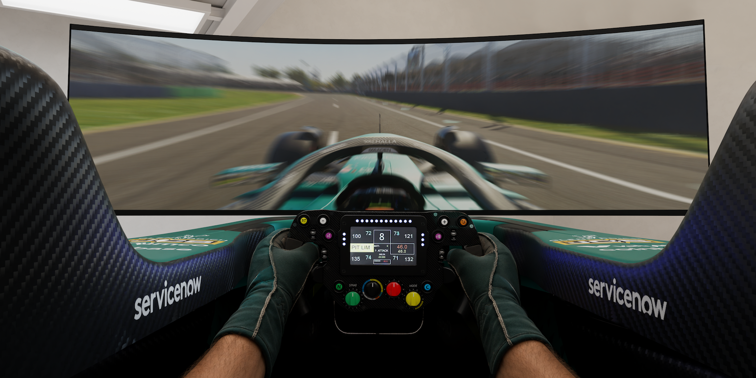 Aston Martin F1 Car Simulator