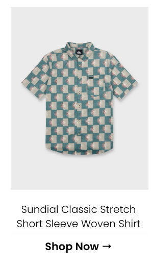 Sundial Classic Stretch Short Sleeve Woven Shirt