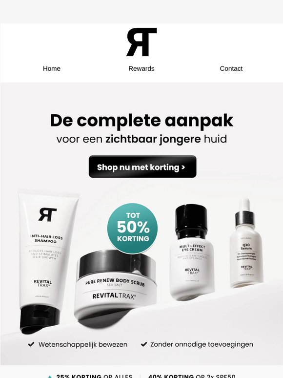 —, geef je huid een frisse reset met 25% korting ☀️