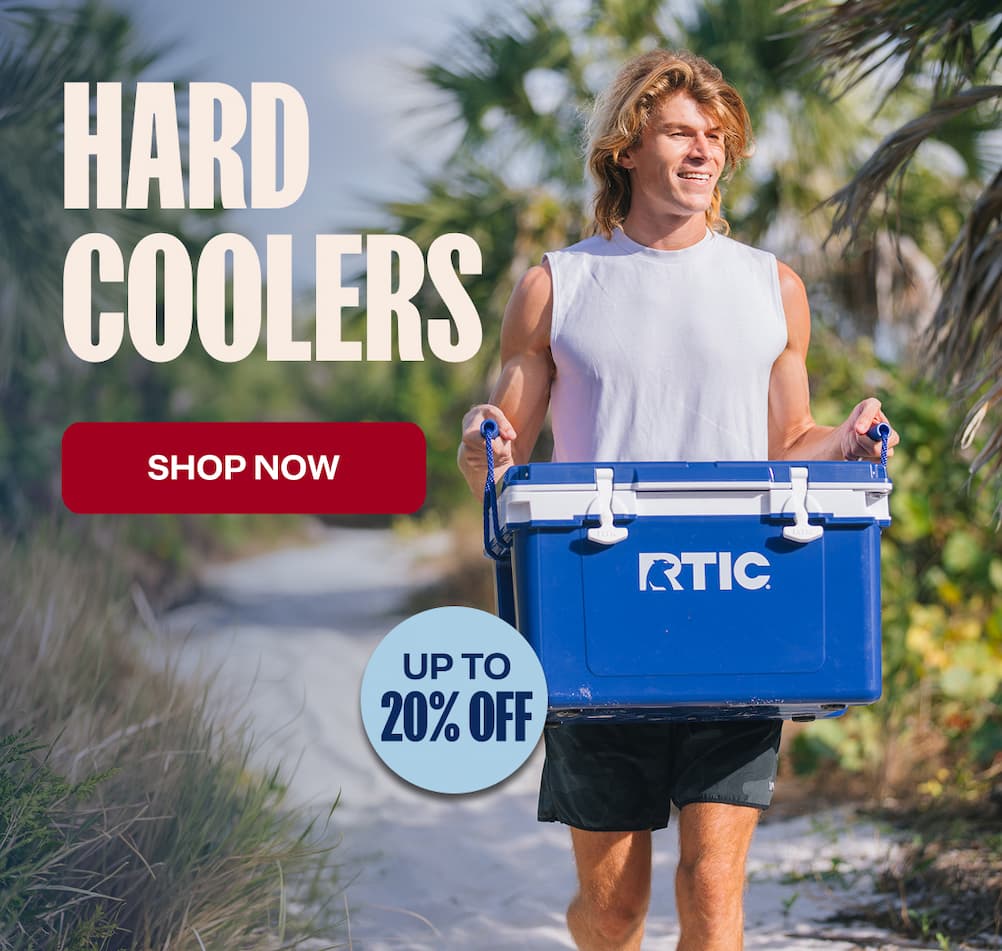 Hard coolers up to 20% off
