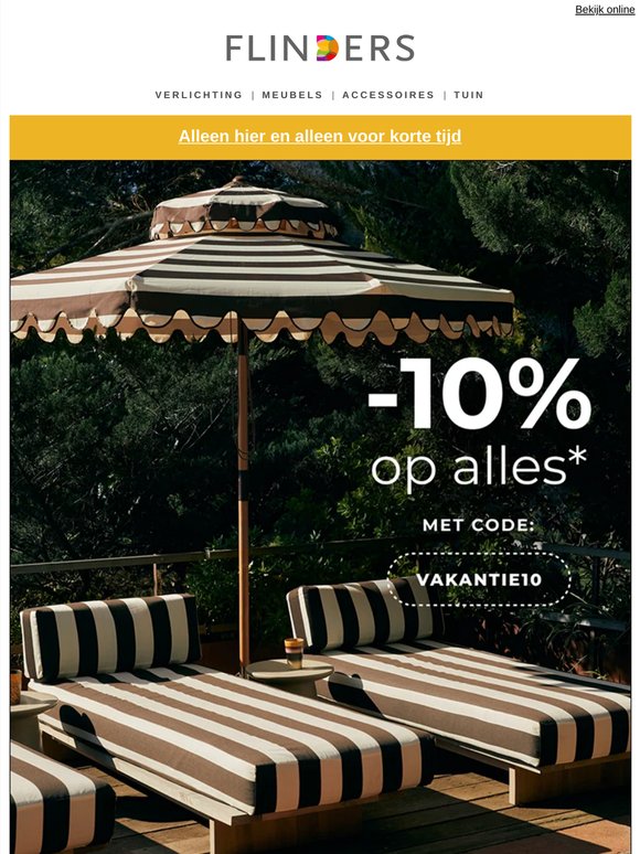 Verrassing! 10% korting op ALLES* 🎉