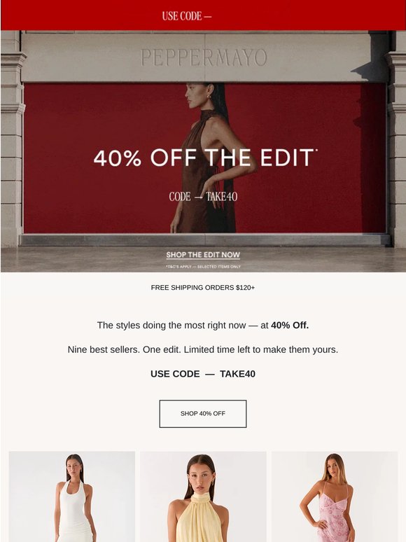 Your favorite styles | 40% Off