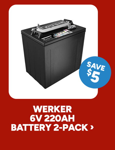 Werker 6V 220Ah Battery 2-pack ›