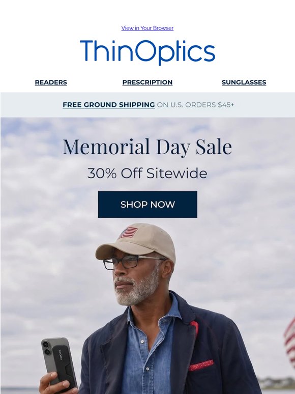 30% Off Sitewide for Memorial Day Weekend