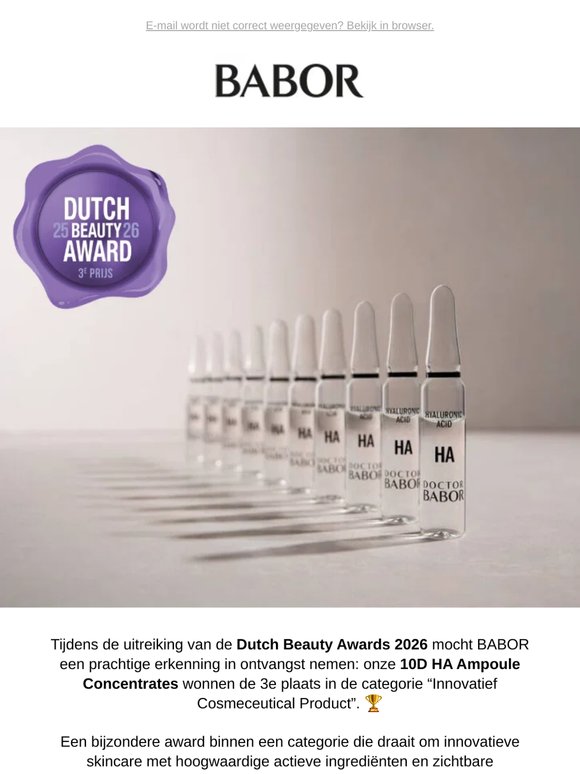 Bekroonde hydratatie: 10D HA Ampoules 🏆