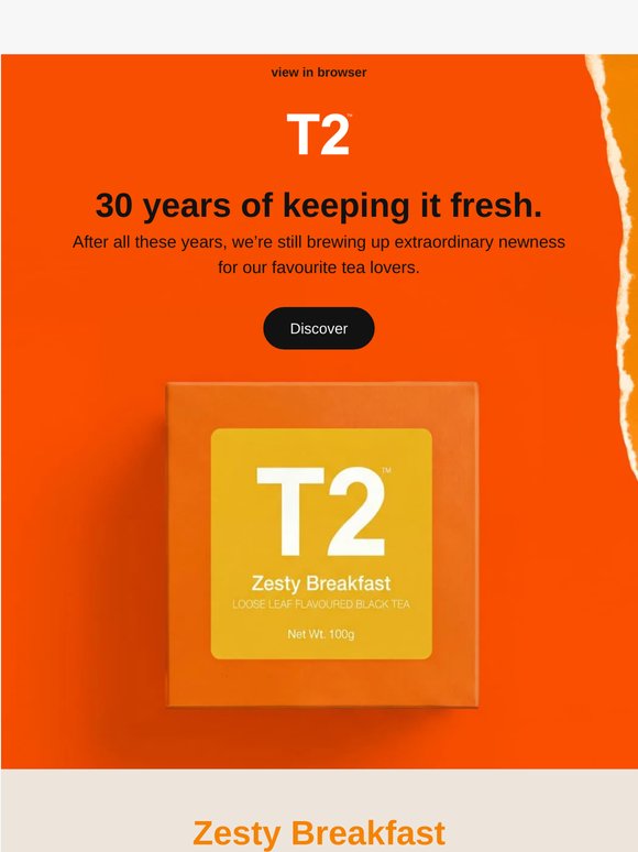 A zesty NEW tea just for you!