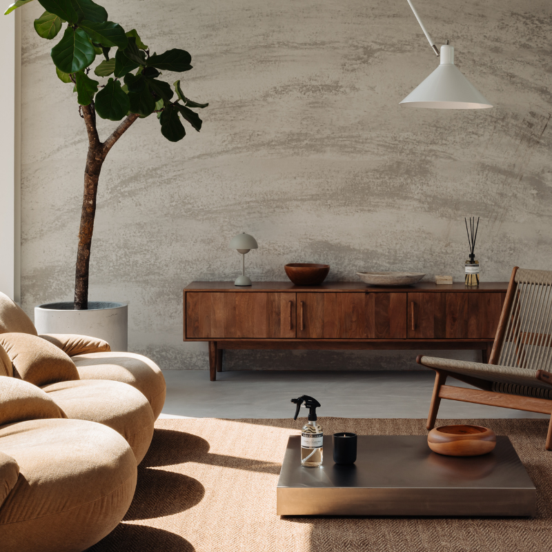 Living room with Room Spray