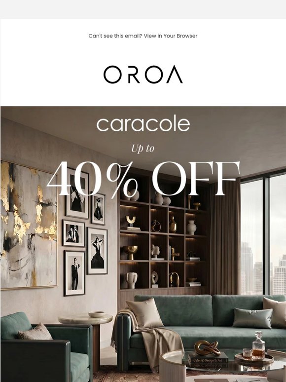 Exclusive Savings on Caracole