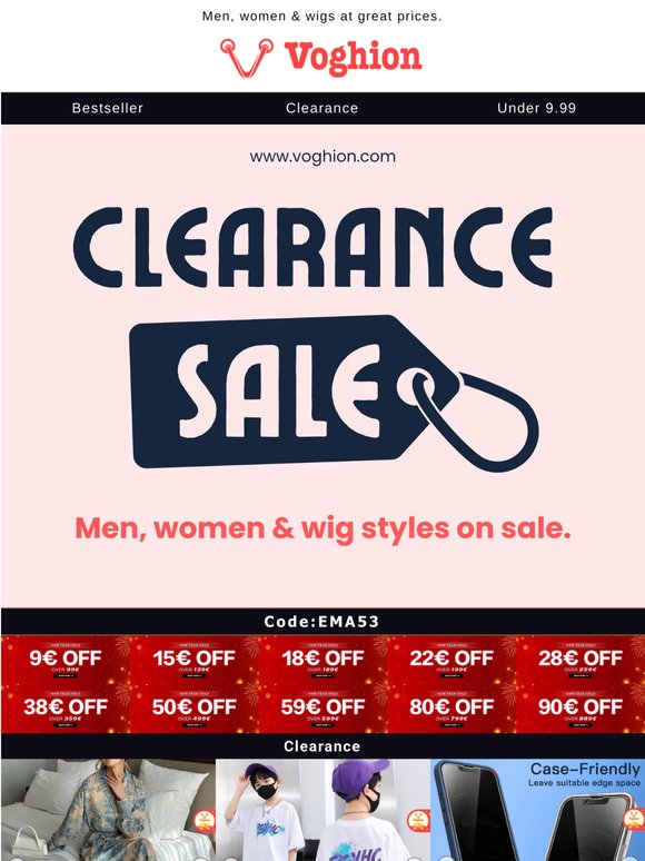 [New Code Inside] Mega Clearance! Best Picks Up To 40% Off🏷️