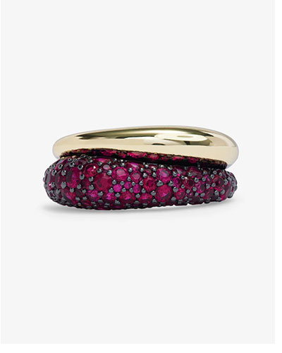 Norah Pavé Double Ring