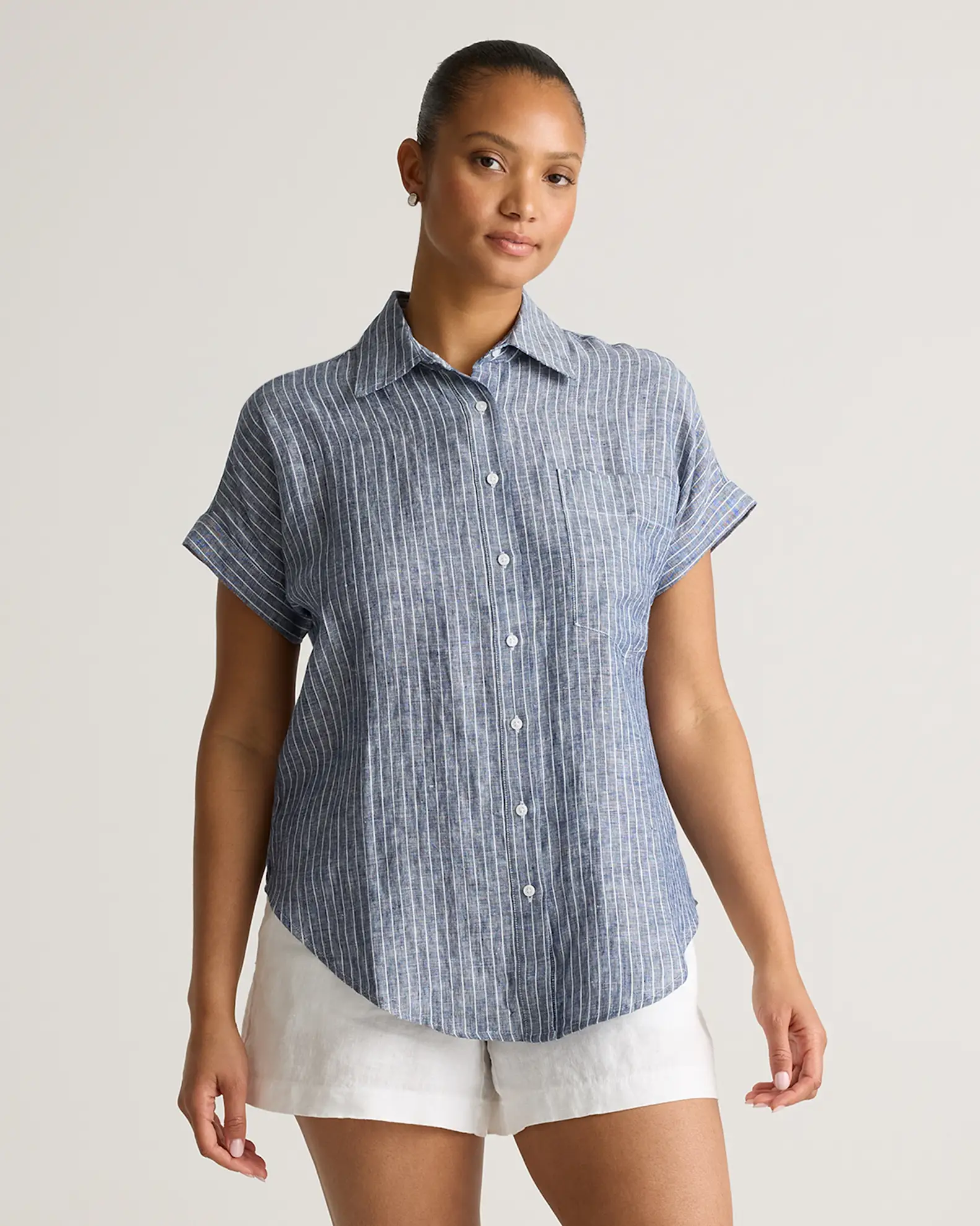 100% European Linen Camp Shirt