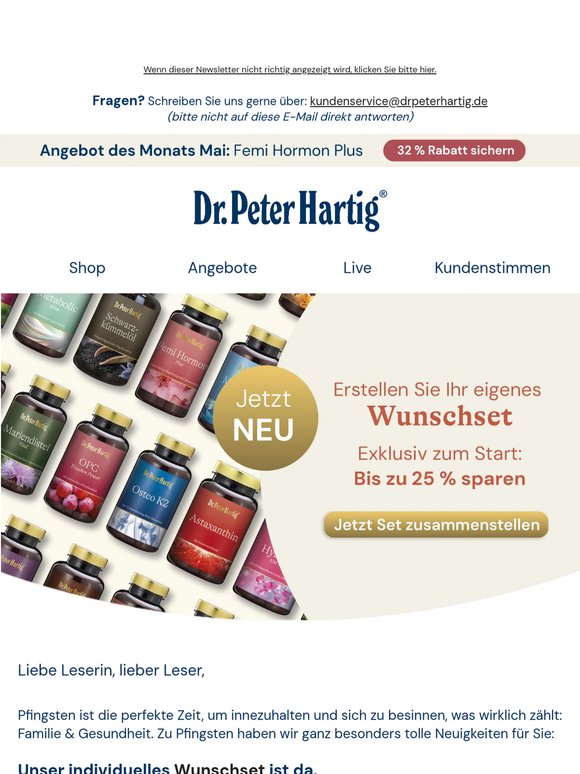 Ihr Wunschset: Bis zu 25 % sparen 🚨