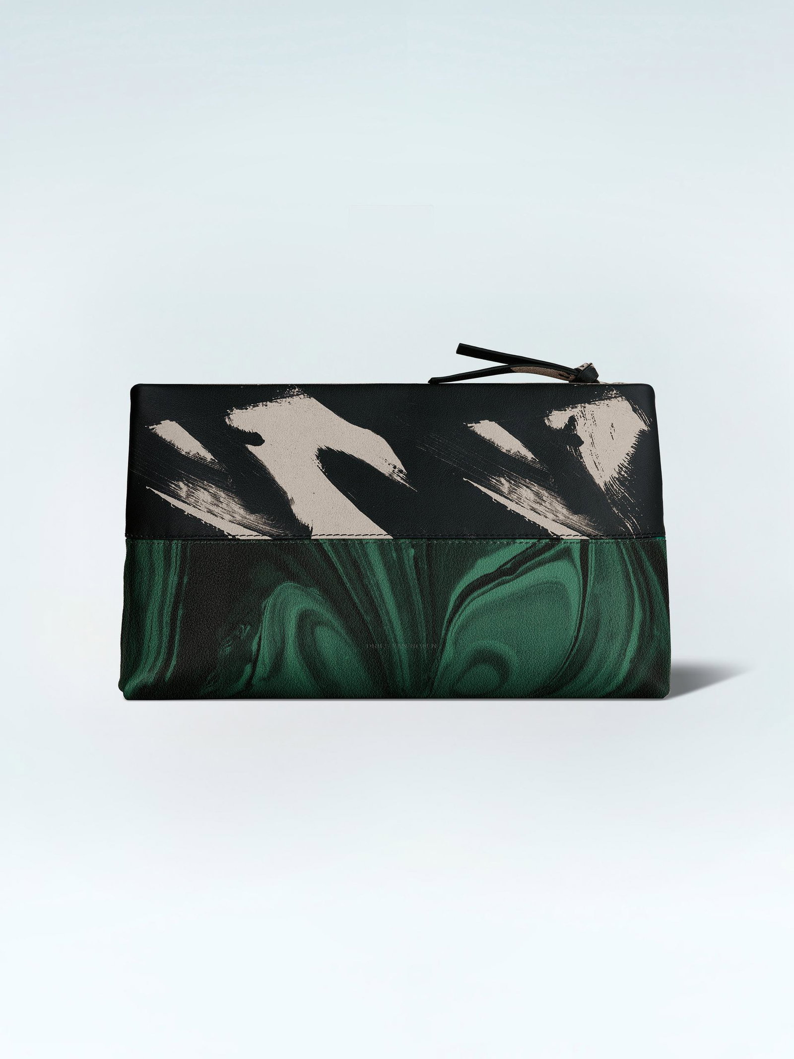 Large pochette in green - Dries Van Noten