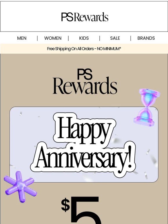 Your Anniversary Reward's here, —! 🥳