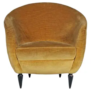 Image of Velvet Lounge Chair by Gio Ponti, 1938