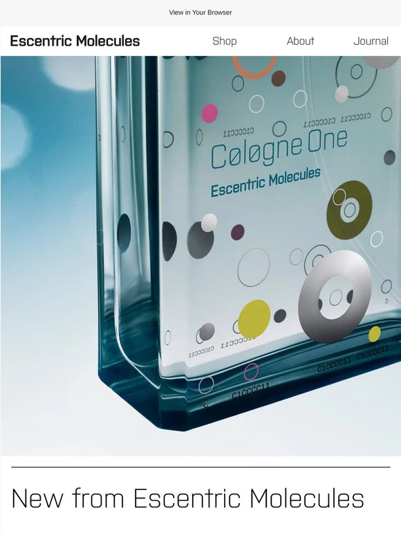 Explore the latest scents from Escentric Molecules