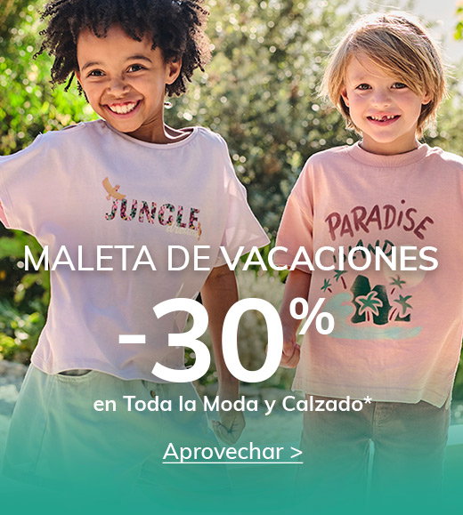 Maleta de Vacaciones -30% en Toda la Moda y Calzado*