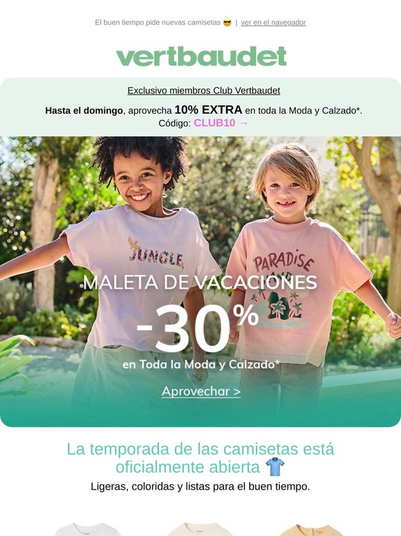 Camisetas desde 2.79€ + EXTRA 👕