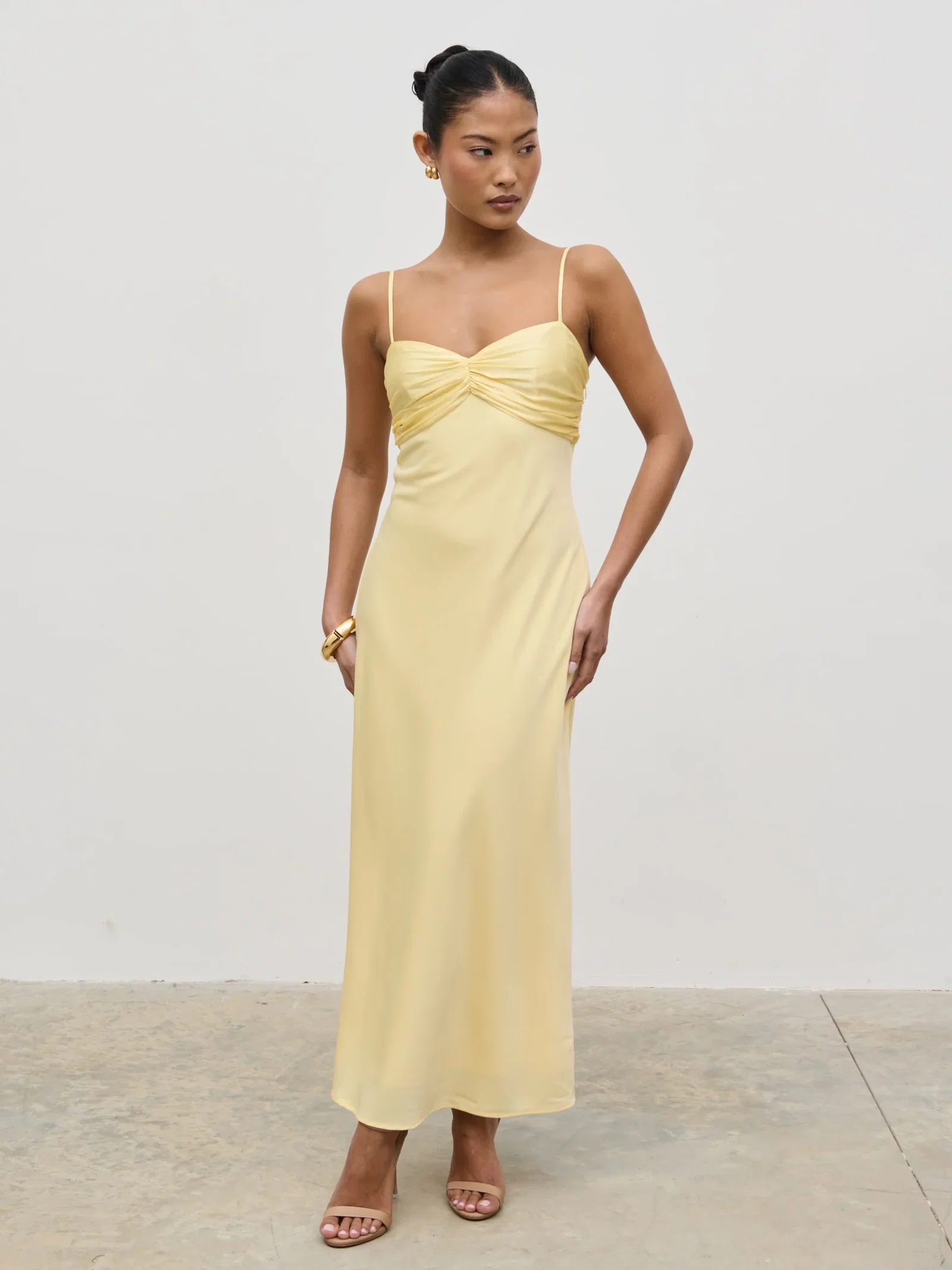 Image of Joely Midaxi Dress - Lemon