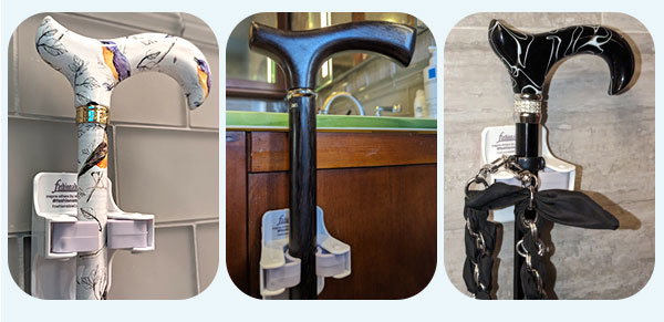Canes with cane holder
