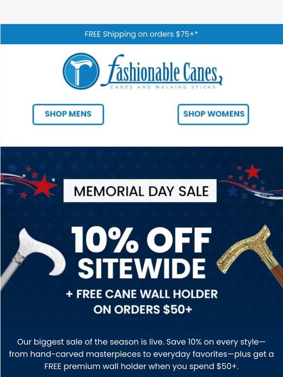 The Memorial Day Sale Is Live: 10% Off + FREE Gift