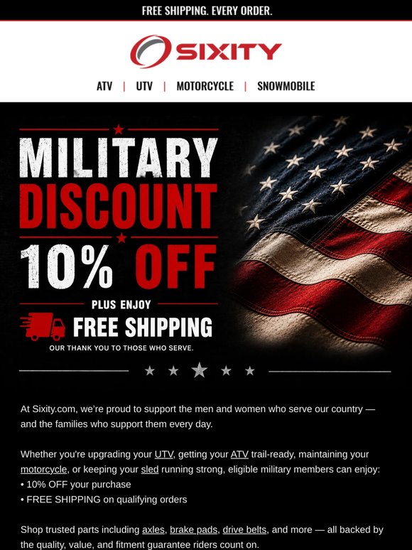 🇺🇸 A Small Thank You From SIXITY 🇺🇸