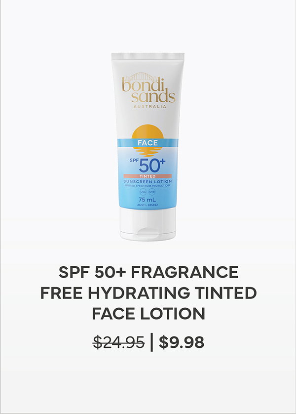 Shop SPF 50+ Fragrance Free Hydrating Tinted Face Lotion on sale